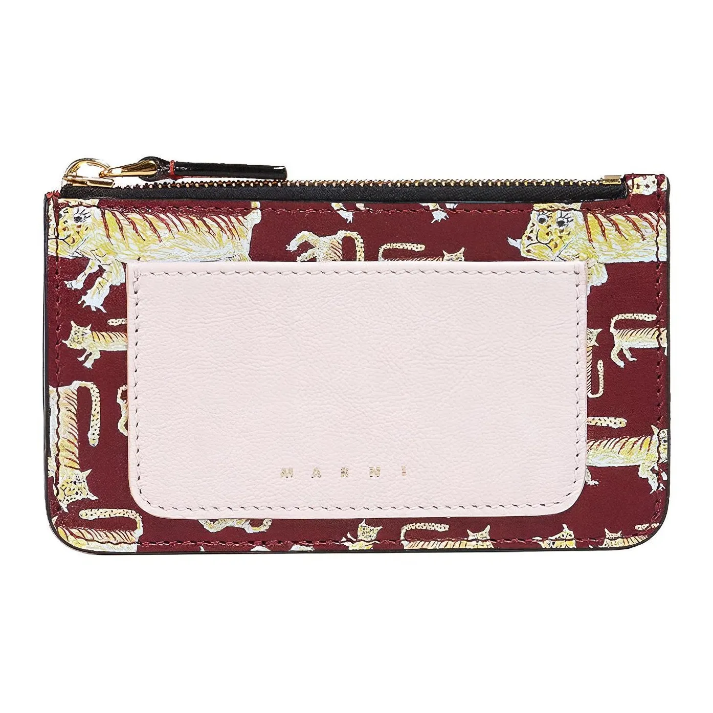 MARNI Коровья кожа Монетница Женская Розовый Красный