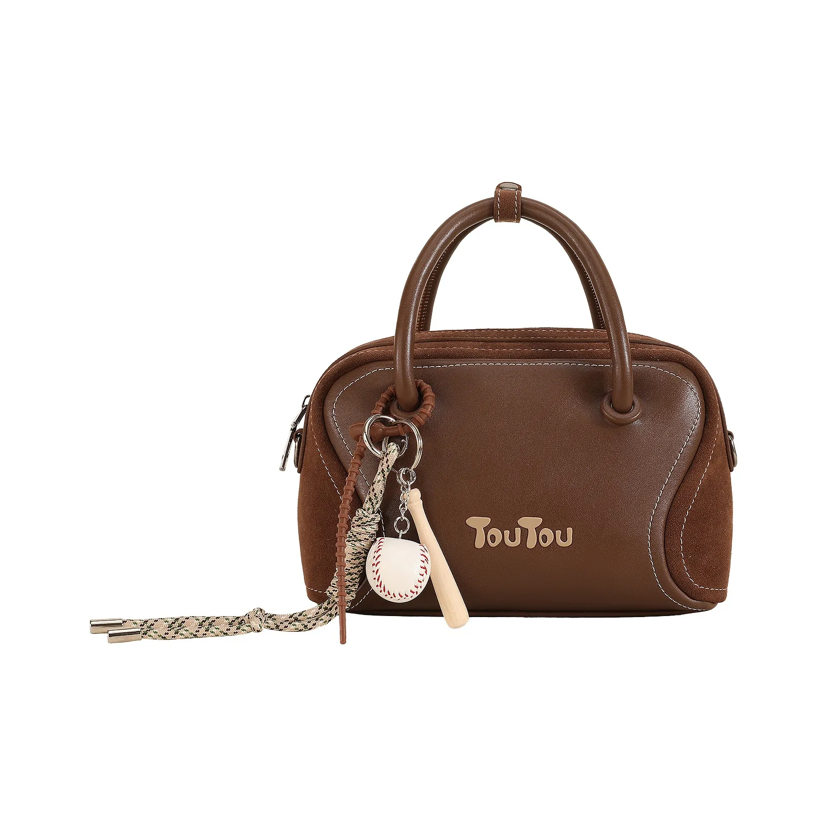 TOUTOU ПУ (полиуретан) Сумка Стандартная Женская Шоколадно-Коричневая