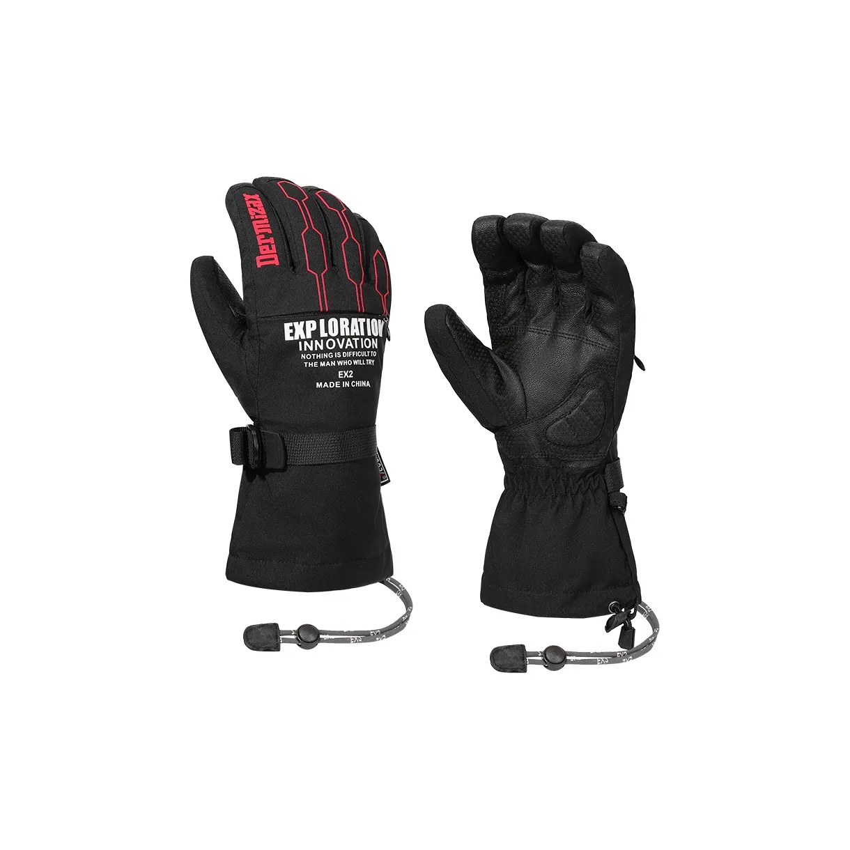 EX2 YIHAISHI Polyester Skiing Glove Unisex Multicolor