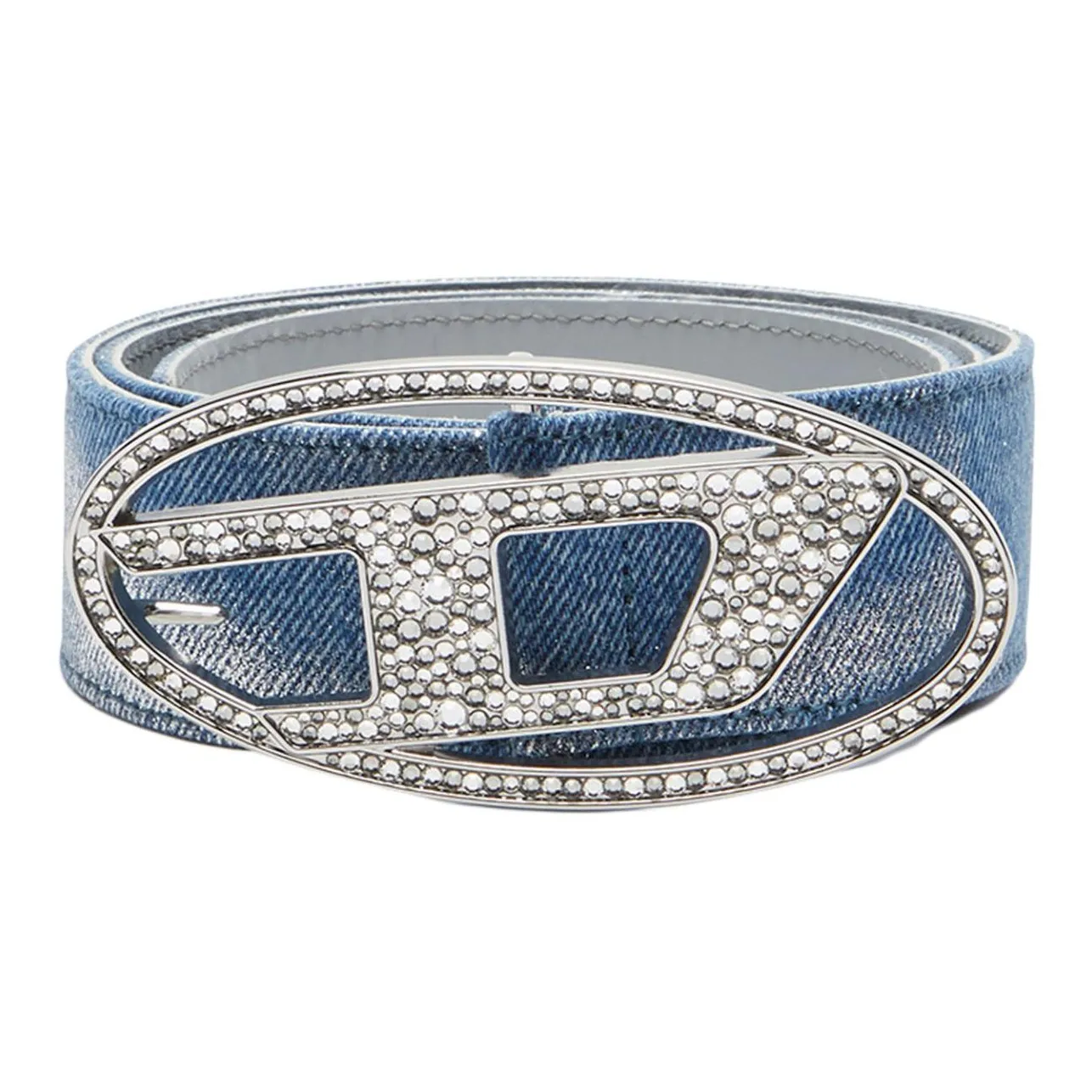 DIESEL Logo Strass Belt