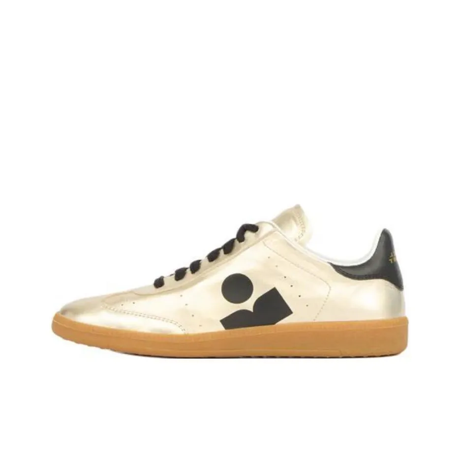 ISABEL MARANT KAYCEE Low Top Skateboard Shoes Women's Light Gold
