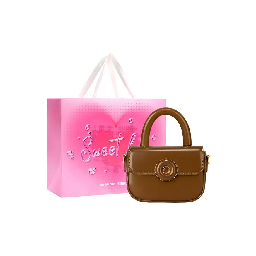 ONE TIME PU Donut Shoulder Crossbody Handbag Trumpets Women's Yellow Cream/Brown/Black