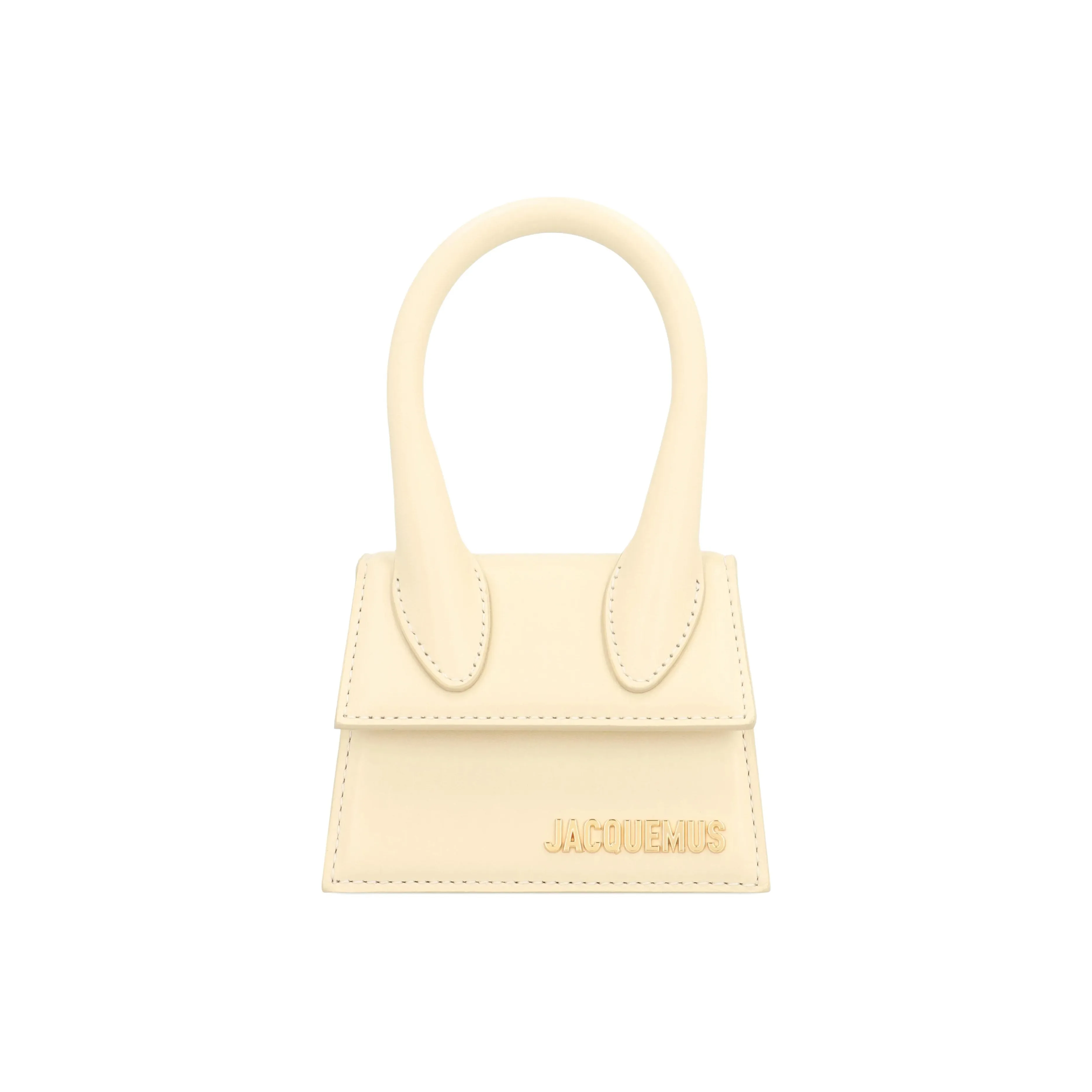 Jacquemus Le Chiquito Cow Leather Shoulder Bag, Crossbody Bag, Handbag Women's Ivory White