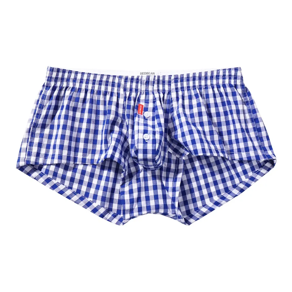 SEOBEAN Boxer Shorts Men's Combo Set Blue