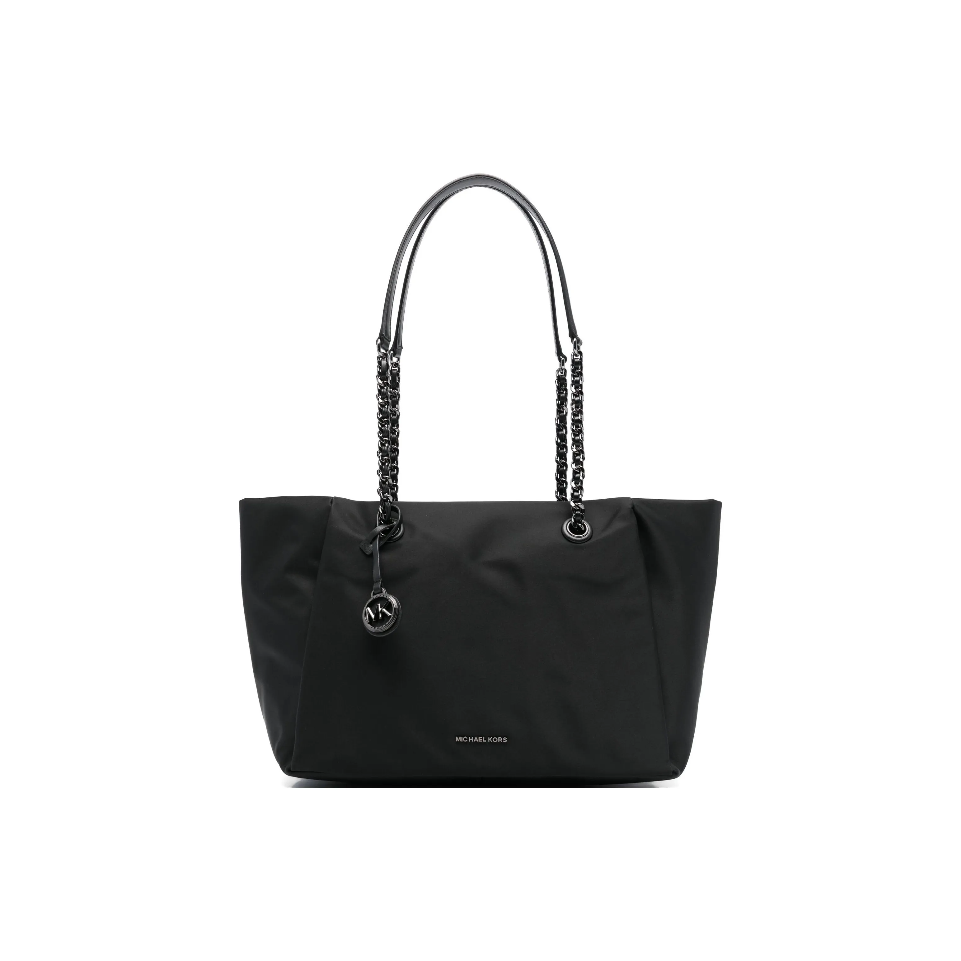 MICHAEL KORS Recycled Nylon Tote Bag Shopping Bag Shoulder Bags Small Size Women's Black