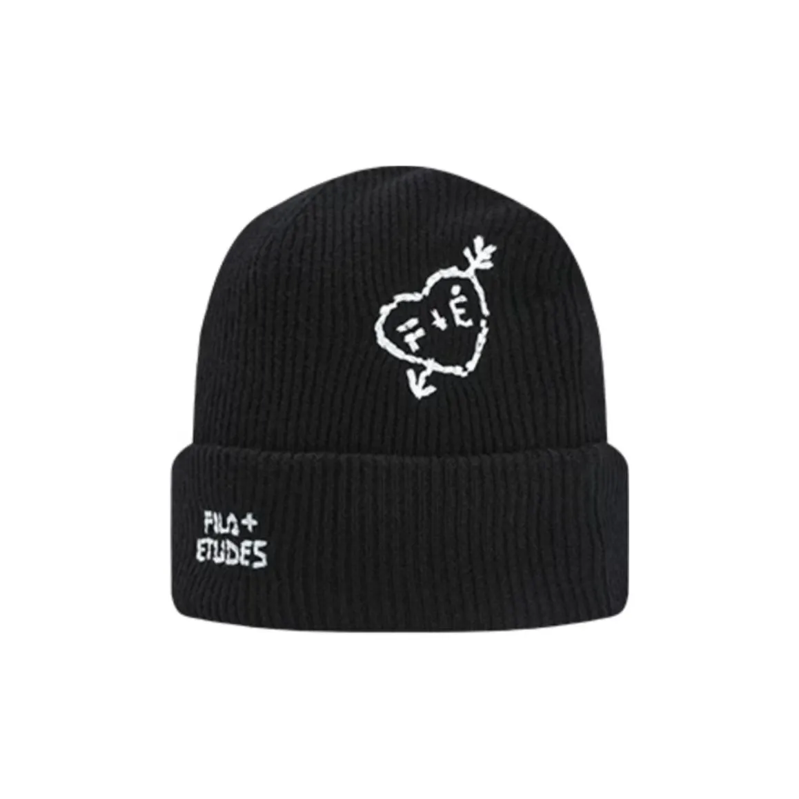 FILA Sheepskin Beanies Unisex Black FILA Овечья шерсть Шапки-бини Унисекс Черный