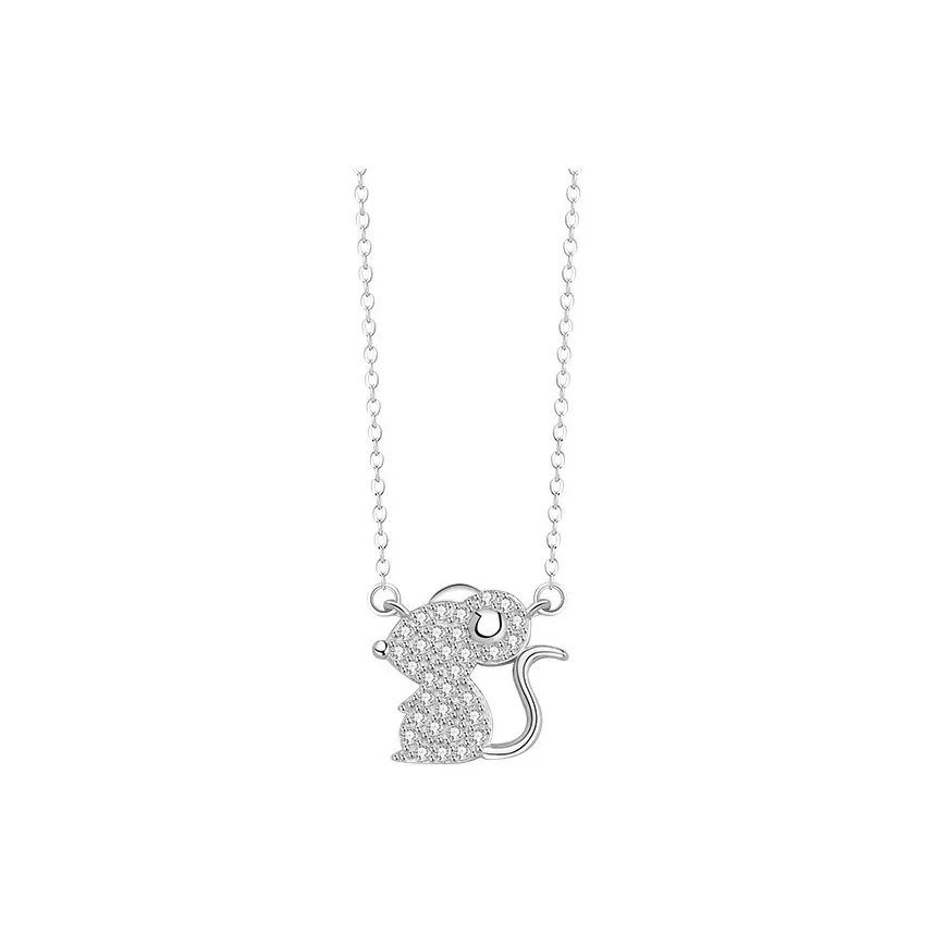 Regalrose S 999 Fine Silver Necklaces Women's Snake Year Necklace
