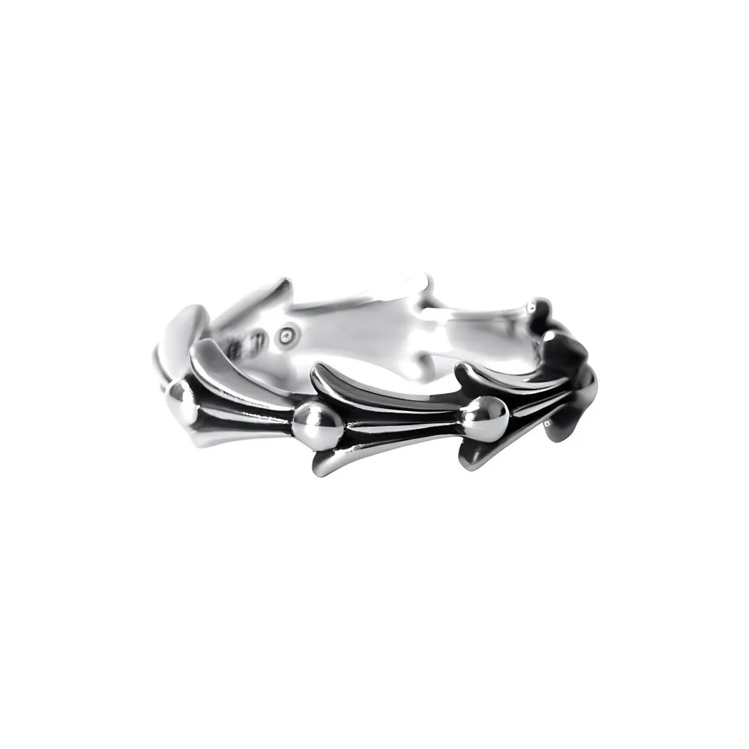Chrome Hearts 925 Sterling Silver Rings Unisex Silver