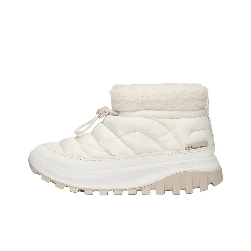 Columbia совместный бренд Устойчивые к истиранию амортизаторы Короткий сноубутсы Женские Белые