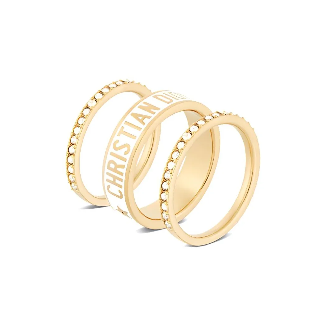 DIOR Metal Ring Clothing Sets, Gold, Women's Women's Gold