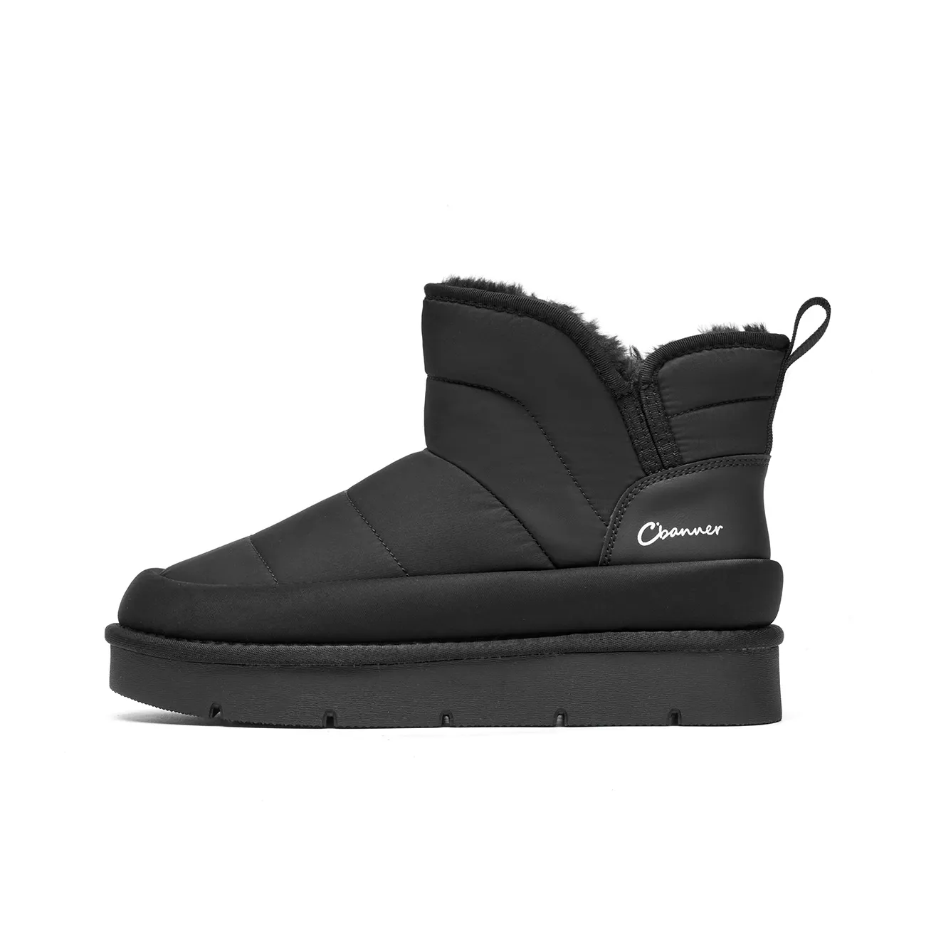 C°BANNER Термостойкий Короткий Сноубутсы Мужской Черный