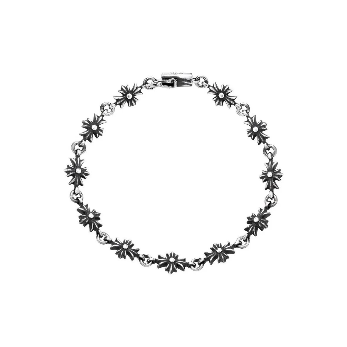 Chrome Hearts 925 Sterling Silver Bracelets Unisex Silver