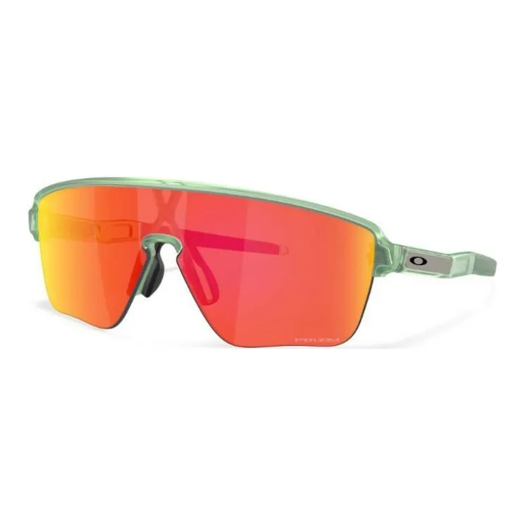 Oakley Acetate Irregular Shape Sunglasses Women's Green