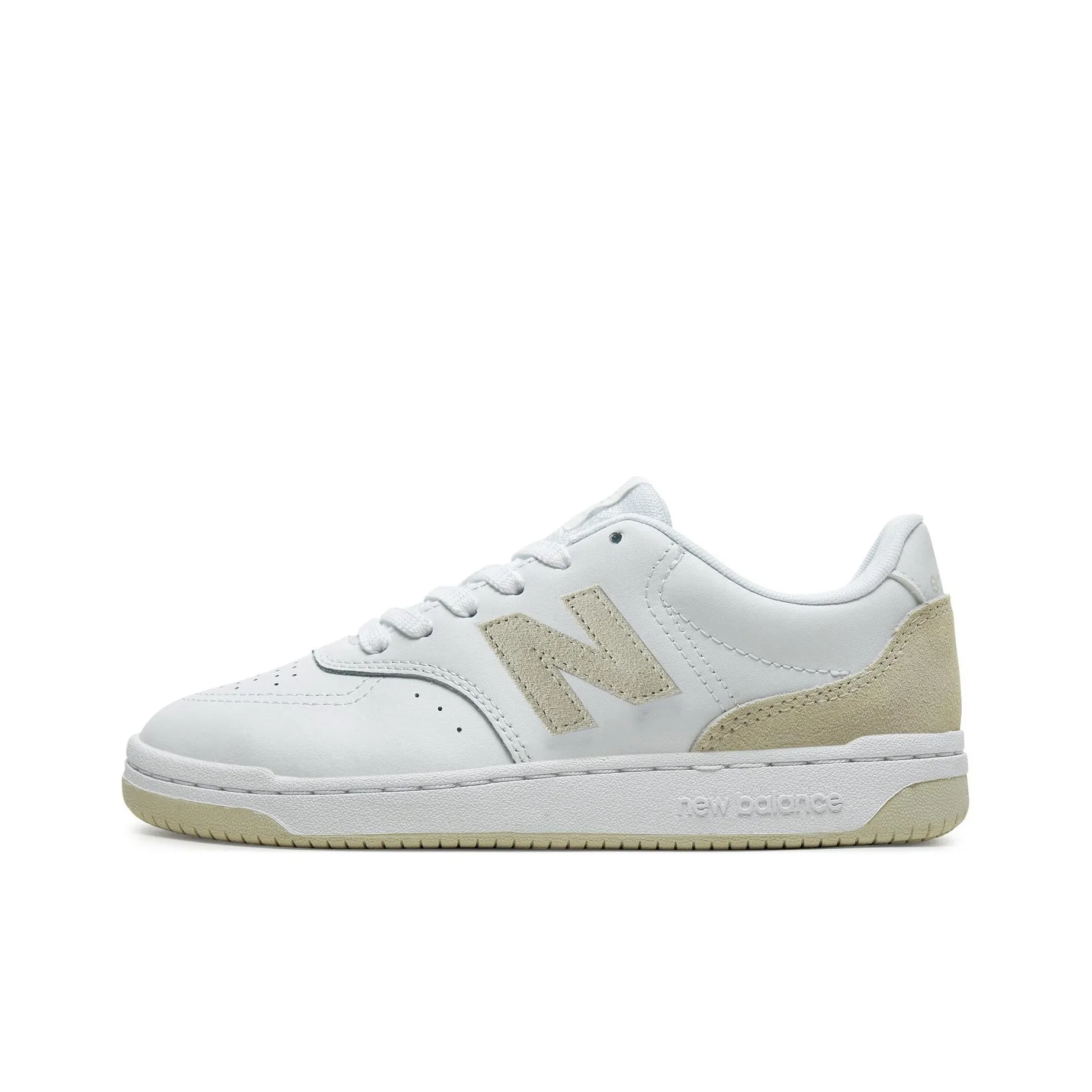 New Balance BB80 Wear-resistant And Lightweight Low-Top Skateboard Shoes Men's White