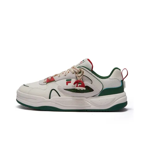 FILA FUSION BANK II Кроссовки для скейтбординга Низкие Бело-зеленые Мужские