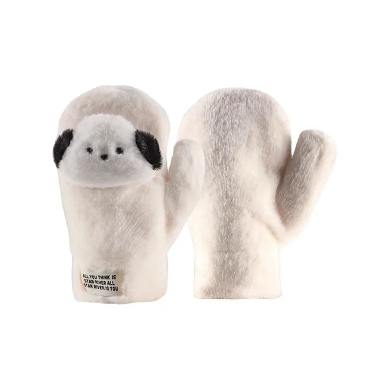 15 MINS Polyester Knit Gloves Women's Multiple Colors