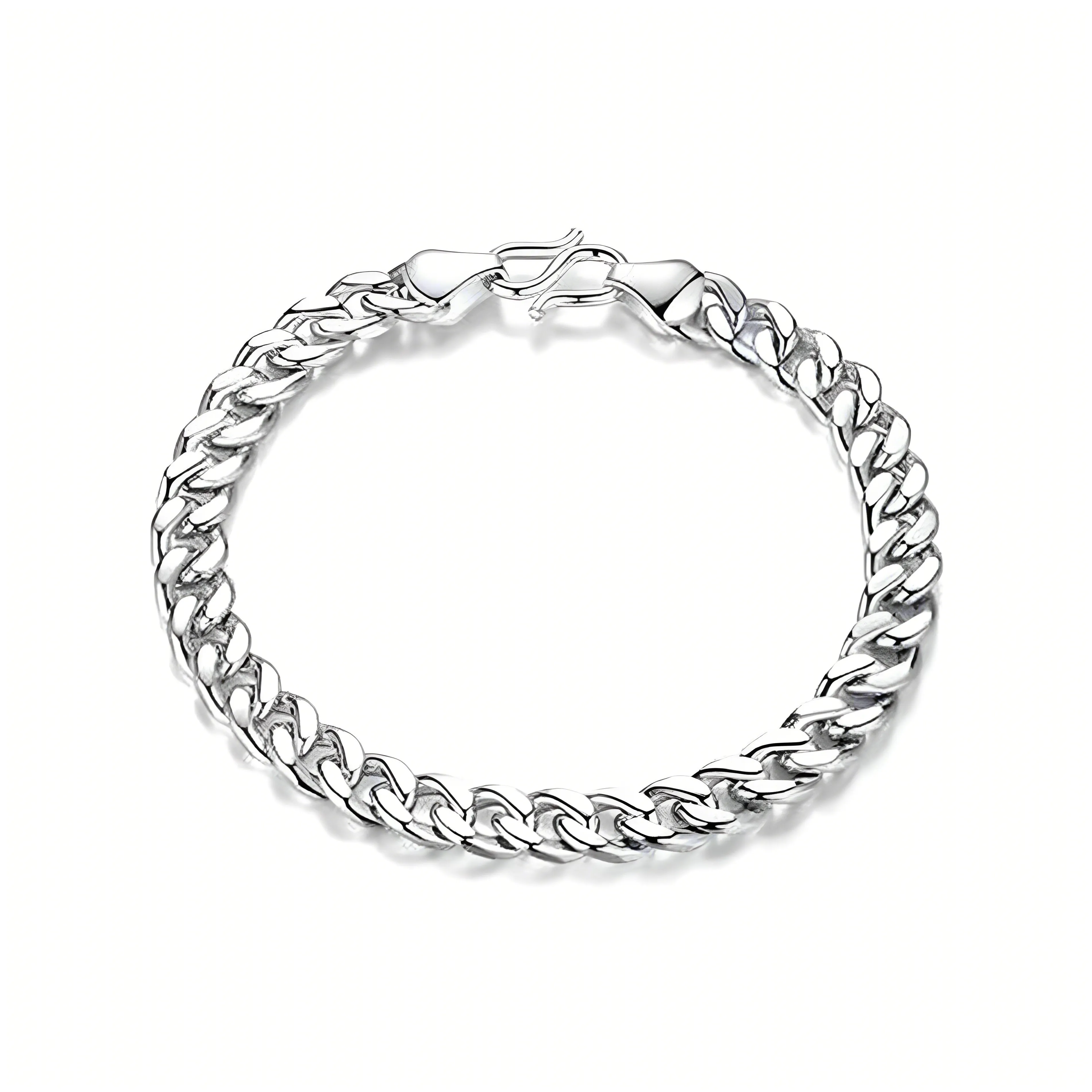 Lindian 925 Sterling Silver Bracelets Men's