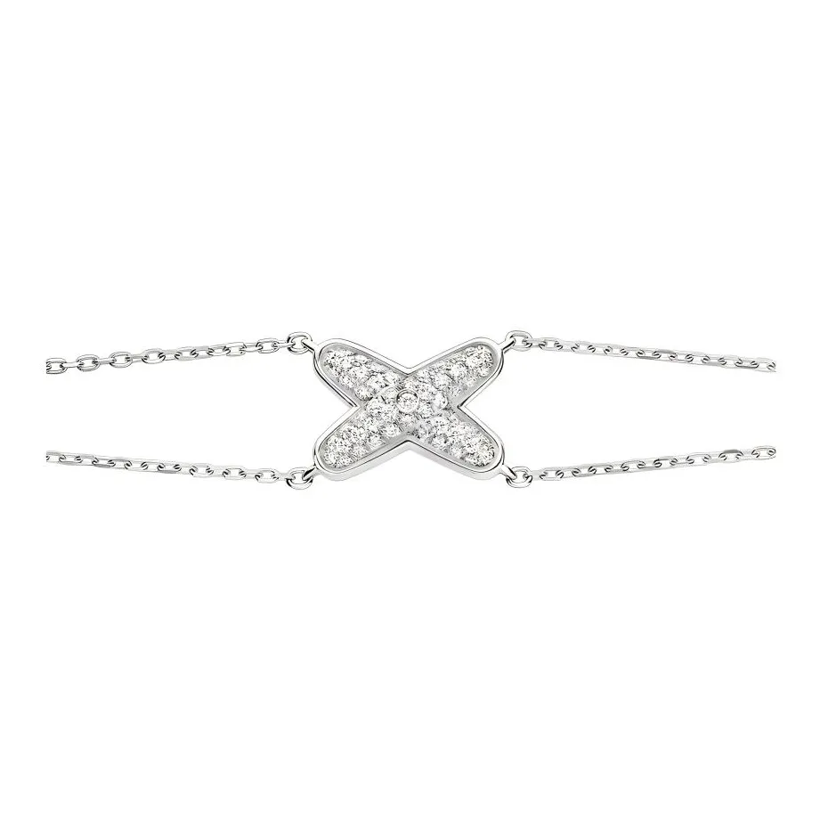 Chaumet Liens Lineage Lifetime Series 18K White Gold Bracelets Women's
