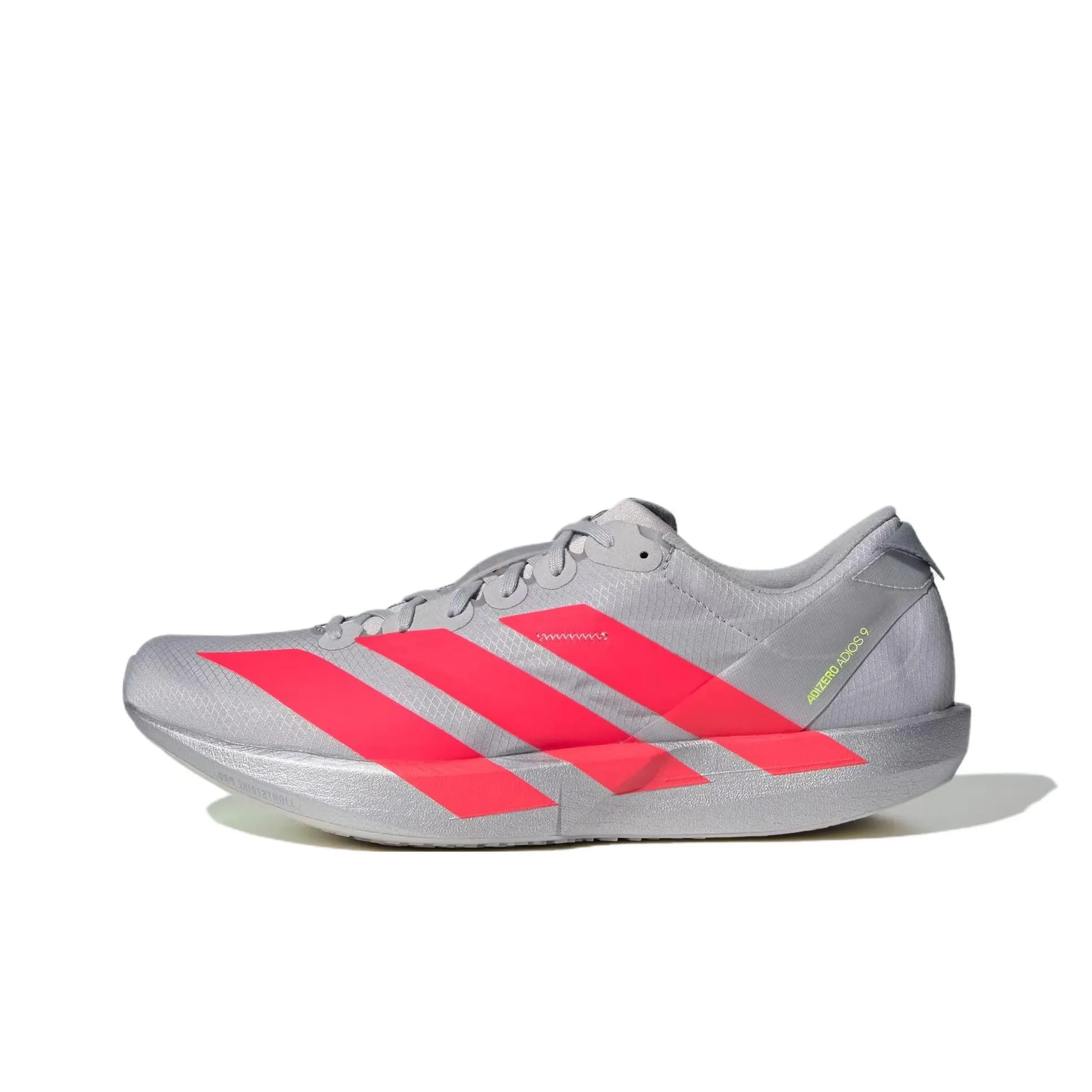 Adidas Adizero Adios 9 Anti Slip Wear Resistant Low Top Running Shoes Men's Gray