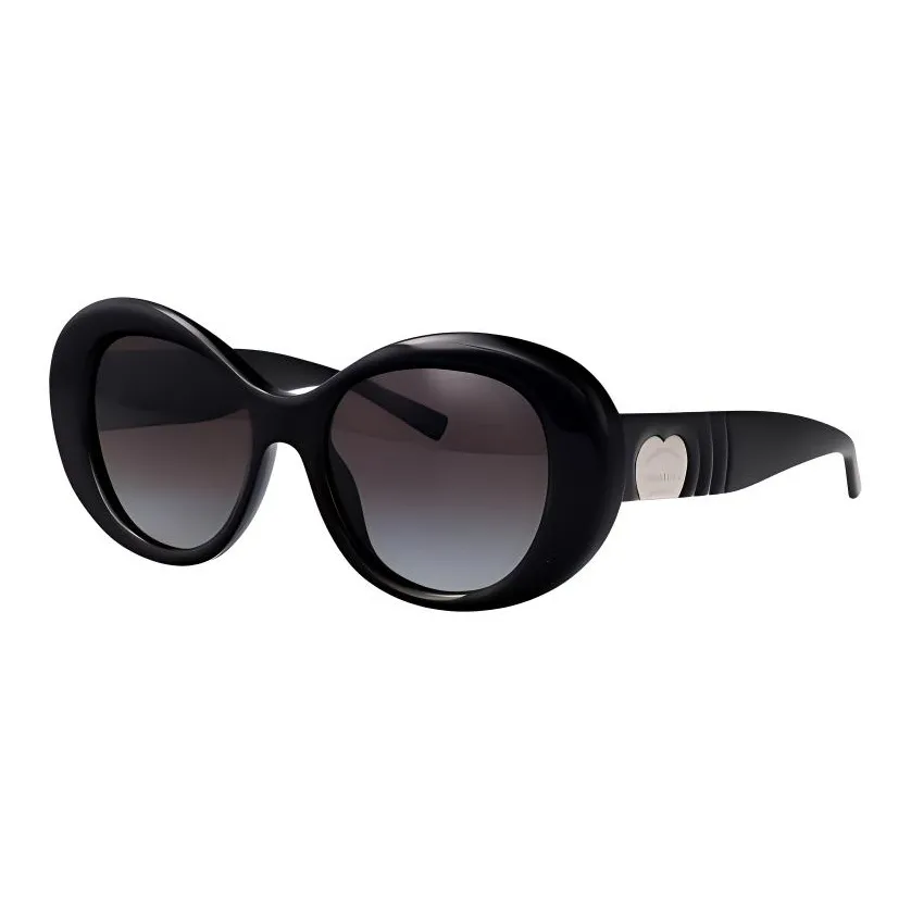 TIFFANY CO. Ацетат OVAL SUNGLASSES Женские Черный