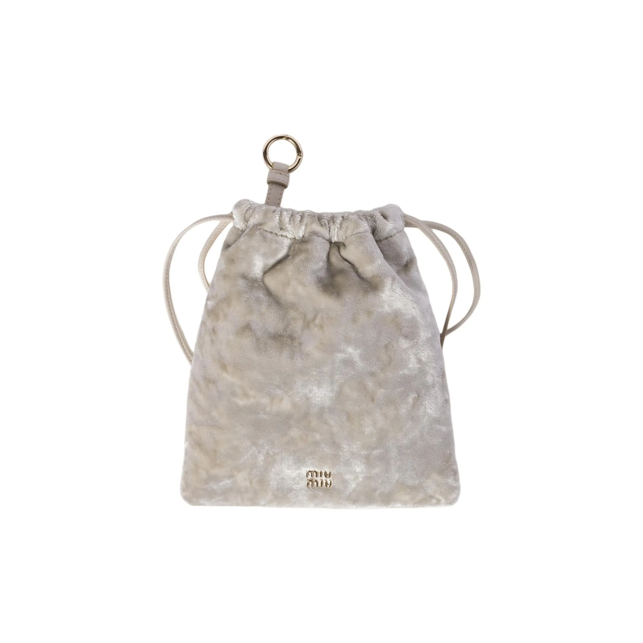MIU MIU Ткань Клатч Женский Айвори