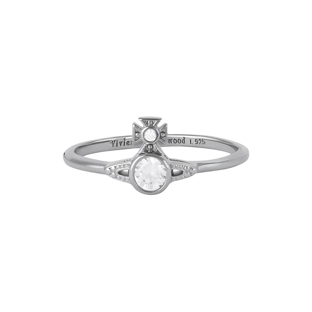 Vivienne Westwood Crystal Rings Women's Silver