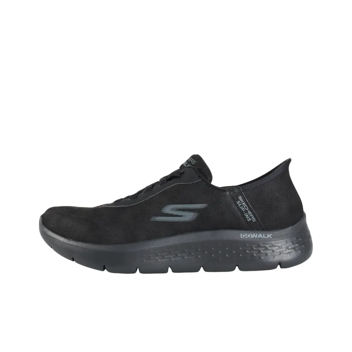 Skechers MEN'S GO WALK Low Top Casual Shoes Men's All Black