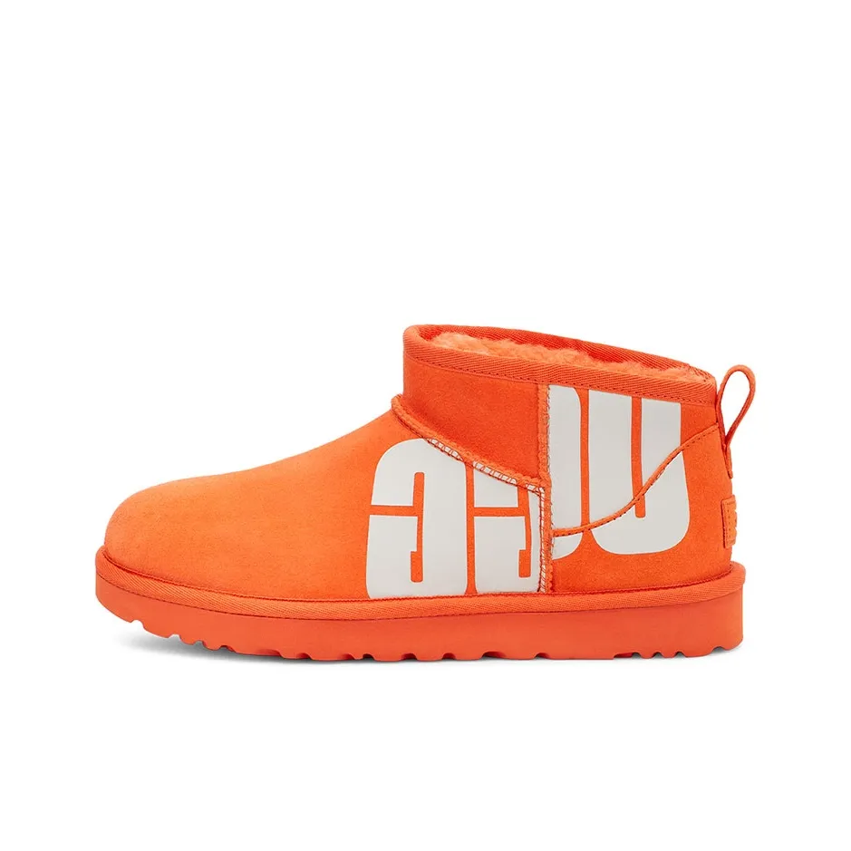 UGG Classic Ultra Mini Broken Logo 'Orange Soda' Women's