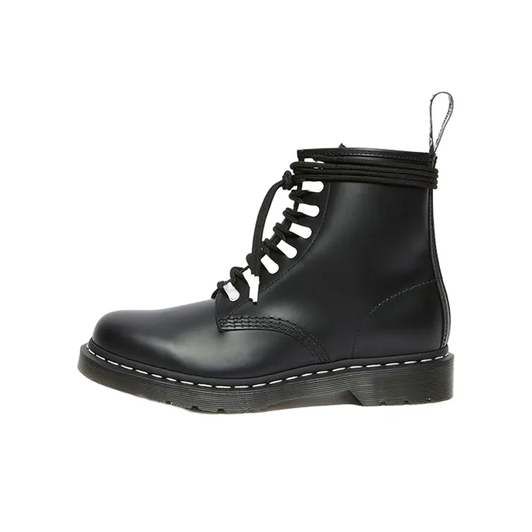 Dr. Martens 1460 Contrast Hardware Leather Lace Up Boots 'Black' Women's