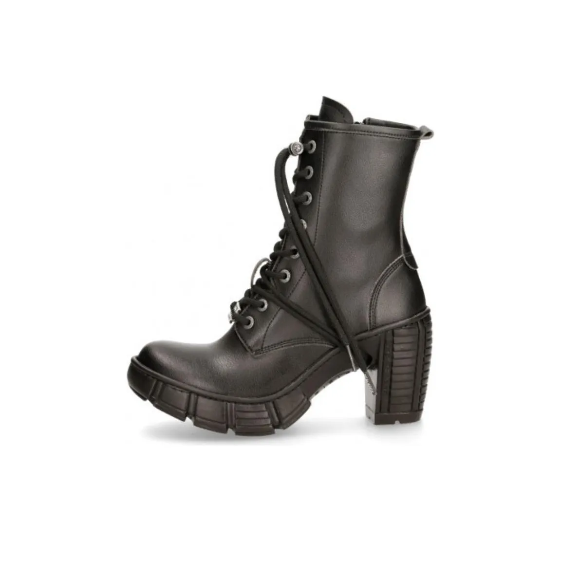 NEW ROCK Ankle Boots Women's Black