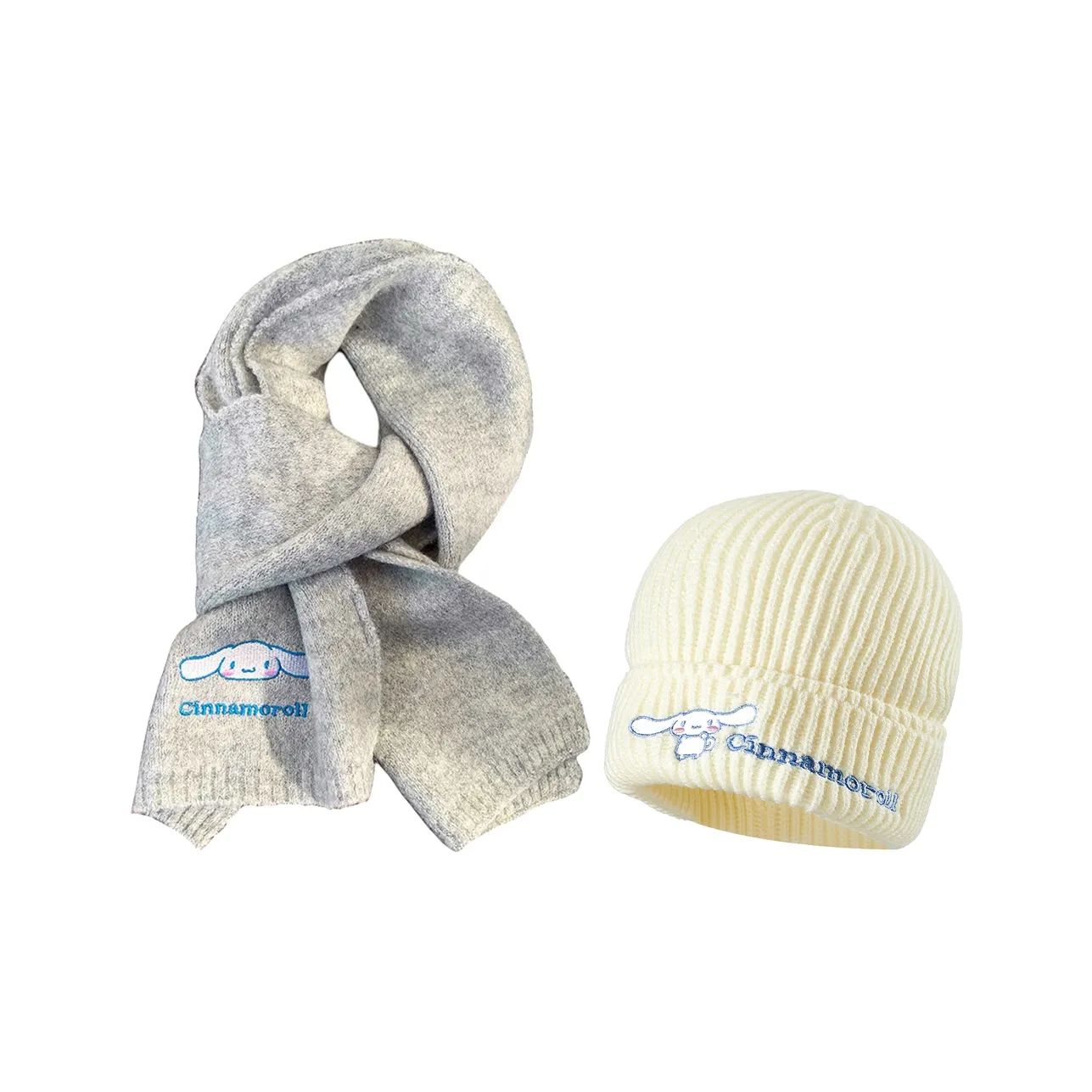 SANRIO Yugui Dog Вязаные шарфы Унисекс