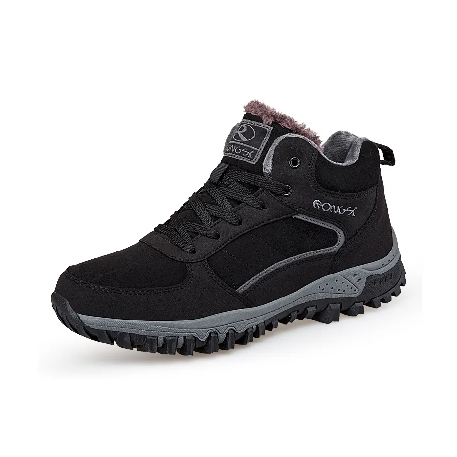 RONGSHI Термические противоскользящие ботинки для снега с низким верхом унисекс