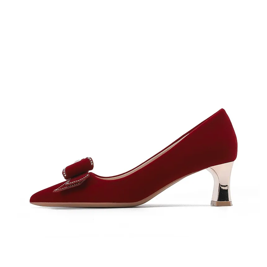 Lanza Грубый каблук Высокие каблуки Женские Красный