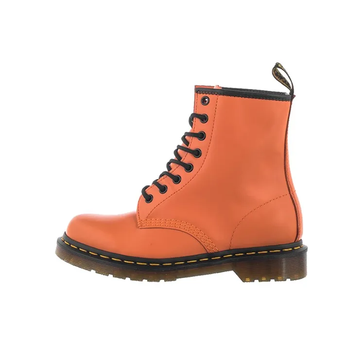 Dr. Martens 1460 8 Martin Boots Couple Style Orange