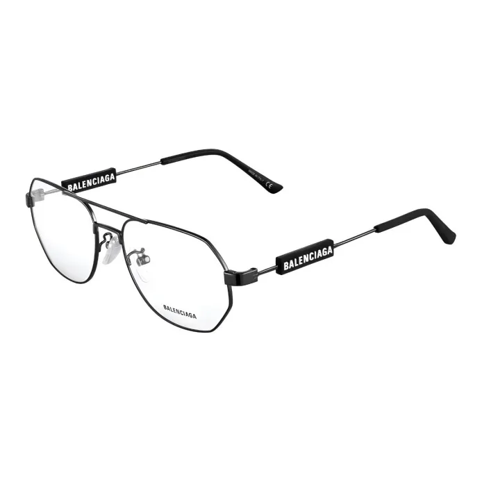 Stunning Alloy Embellished Matte Black Sunglasses