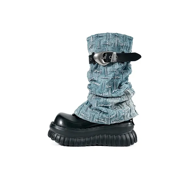 VINYVIOLA Knee high Boots Women's Black