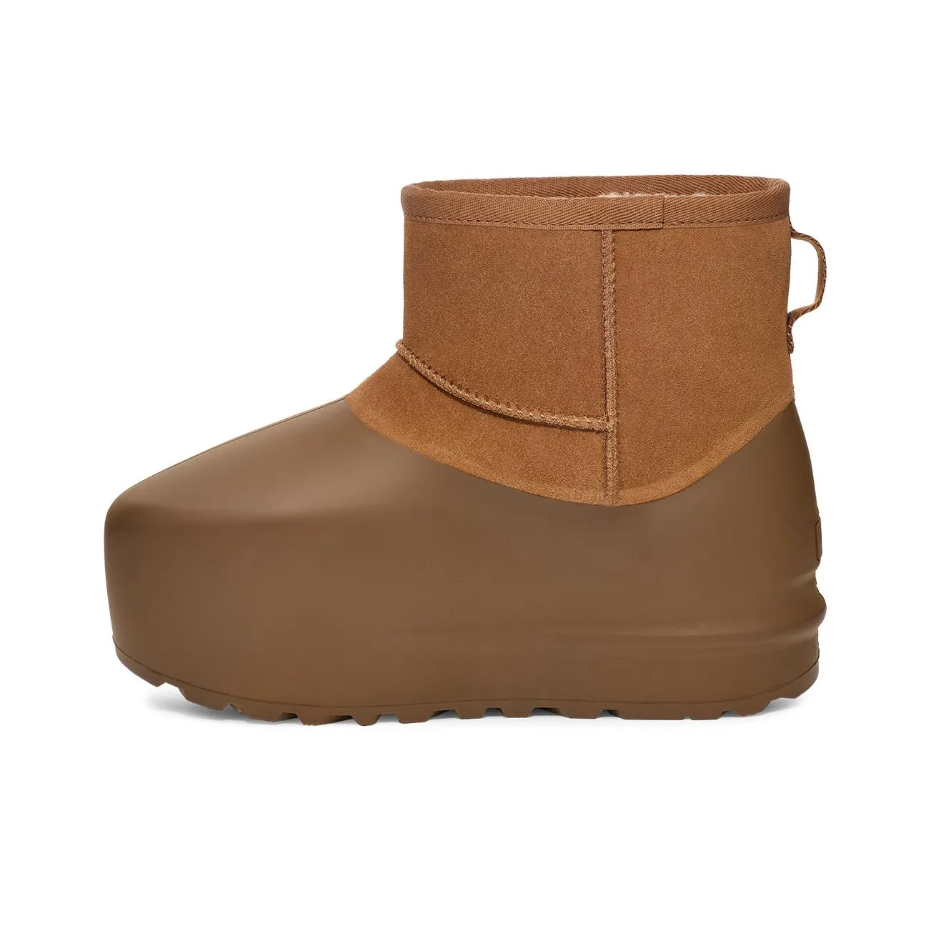 UGG CLASSIC MINI Пумпированный Формовой Термический Резистентный Короткий Снегокат Унисекс Коричневый