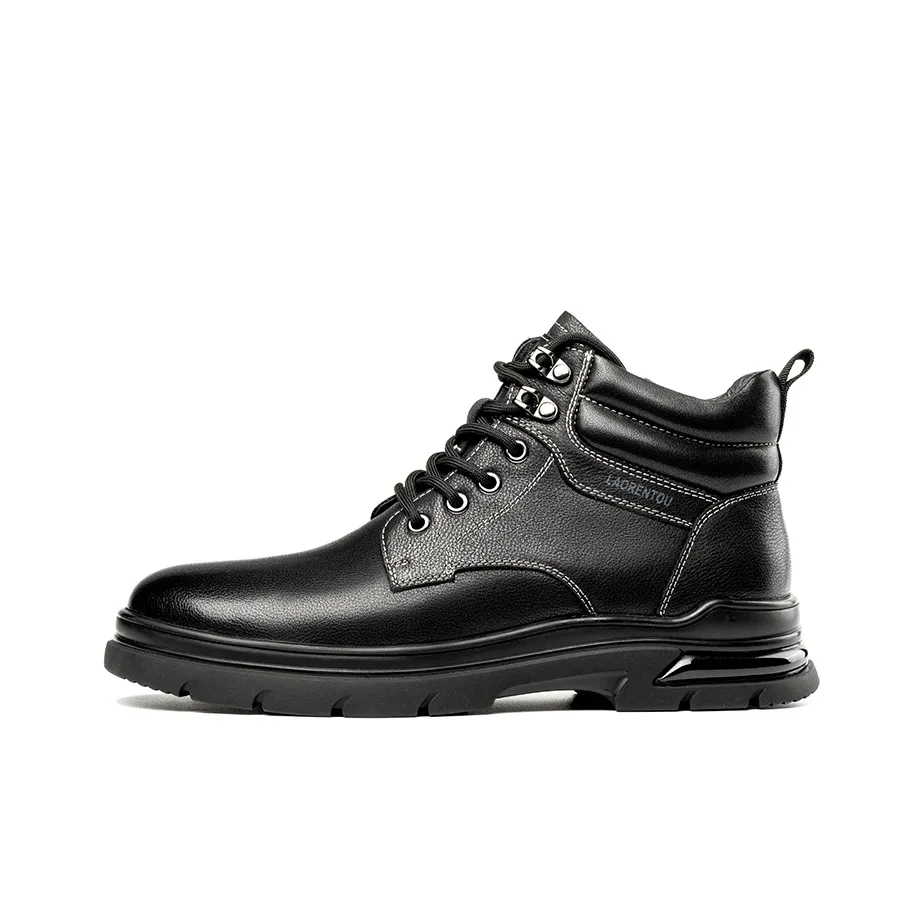 LAORENTOU Короткий ботинок Martin мужской черный