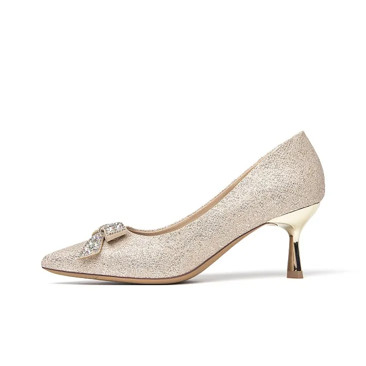 JOSINY Узкий каблук Высокие каблуки Женские Золото