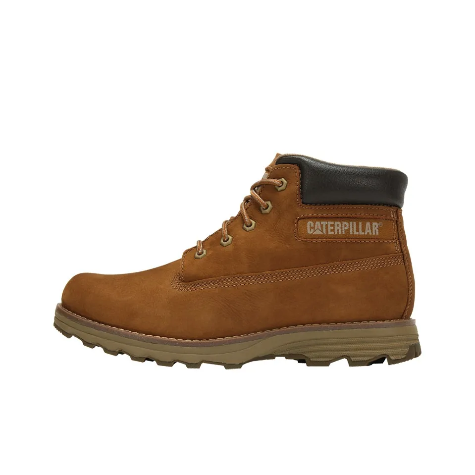 CAT Martin Boots Men Brown Yellow