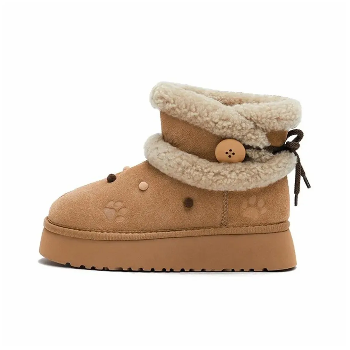 KAAVER OTTO Термический Аbrasion-Resistant Slip-Resistant Coating Balance Short Snow Boots Women's Box