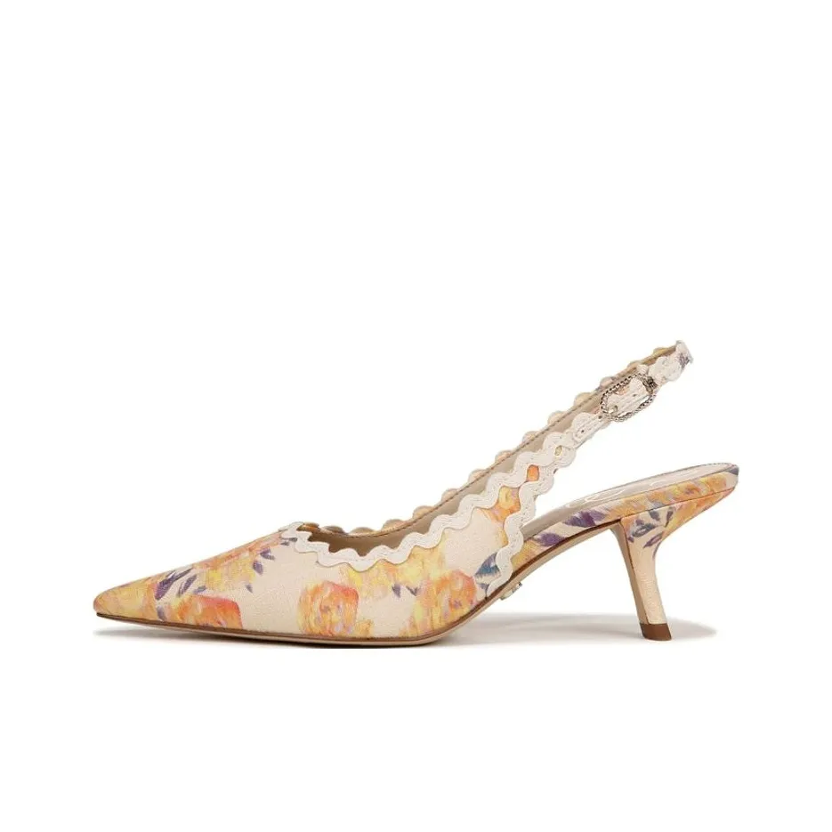 SAM EDELMAN Узкий каблук высокий каблук 6 см женский многоцветный оранжевый