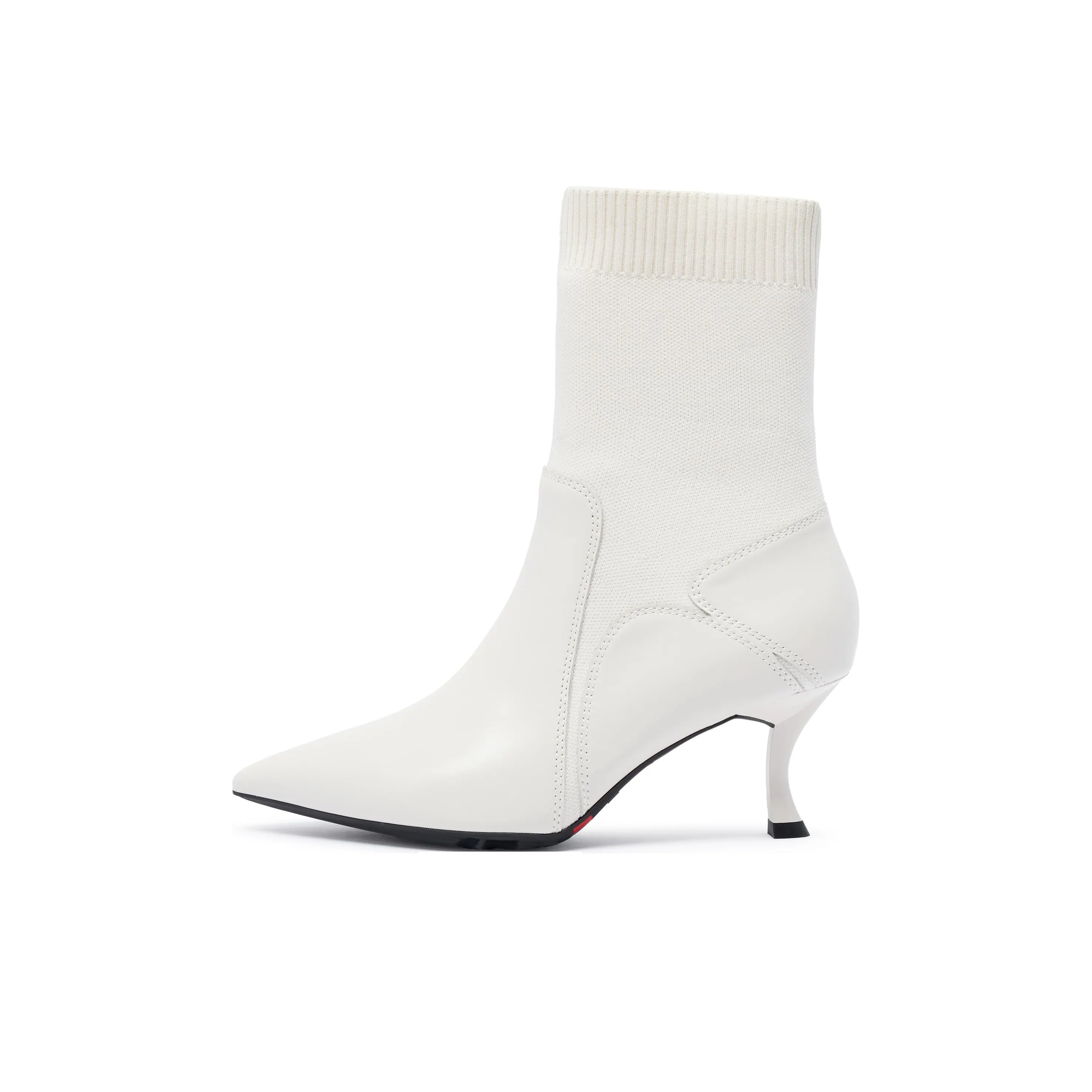 Staccato Ankle Boots 6.5cm Women's White