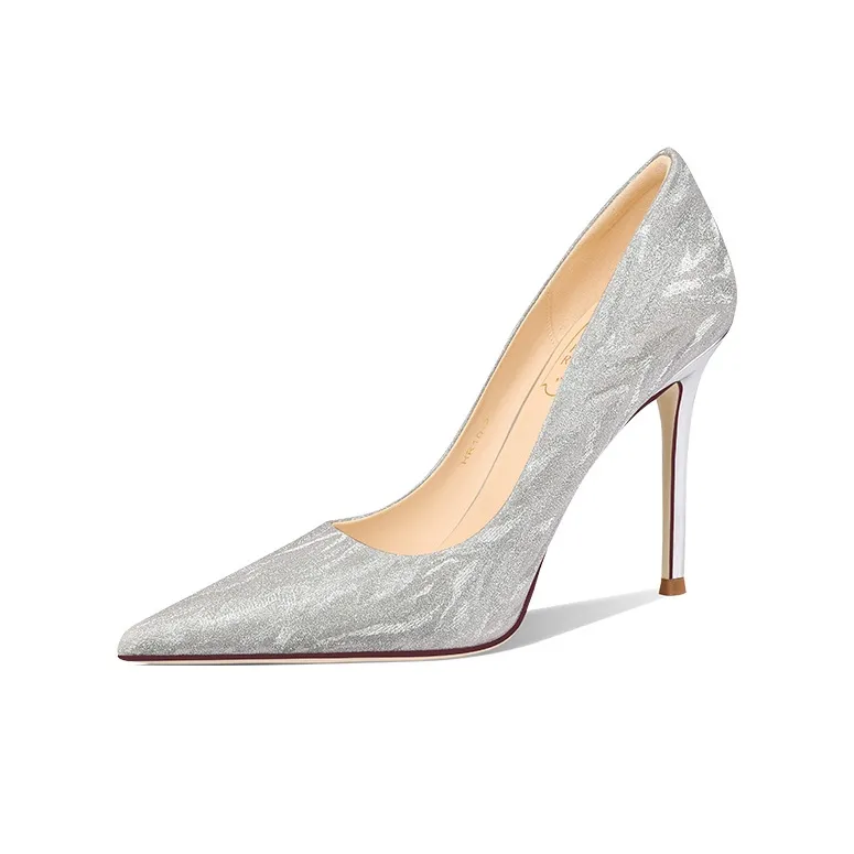 Holy Rose Французский Кристалл Обувь Женская Низкий Каблук Мемурант Высокий Каблук Женская