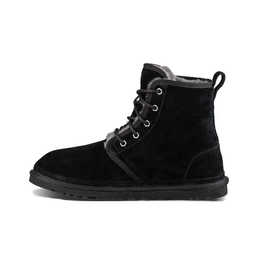 UGG Harkley Fleece Lined Snow Boots Black