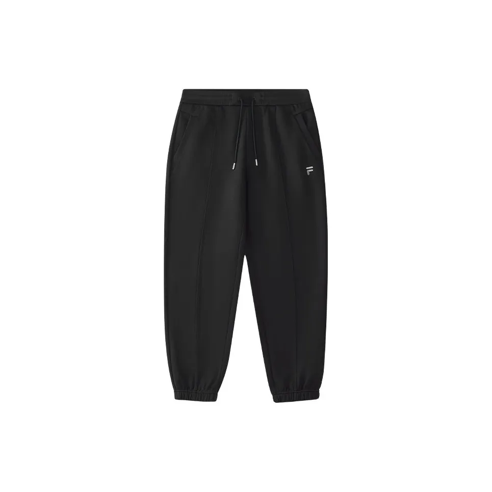 FILA FUSION Вязаные тренировочные брюки мужские глубокий черный