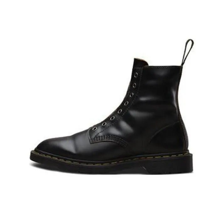 Dr.Martens 1460 Laceless Martin Boots Couple Style Black