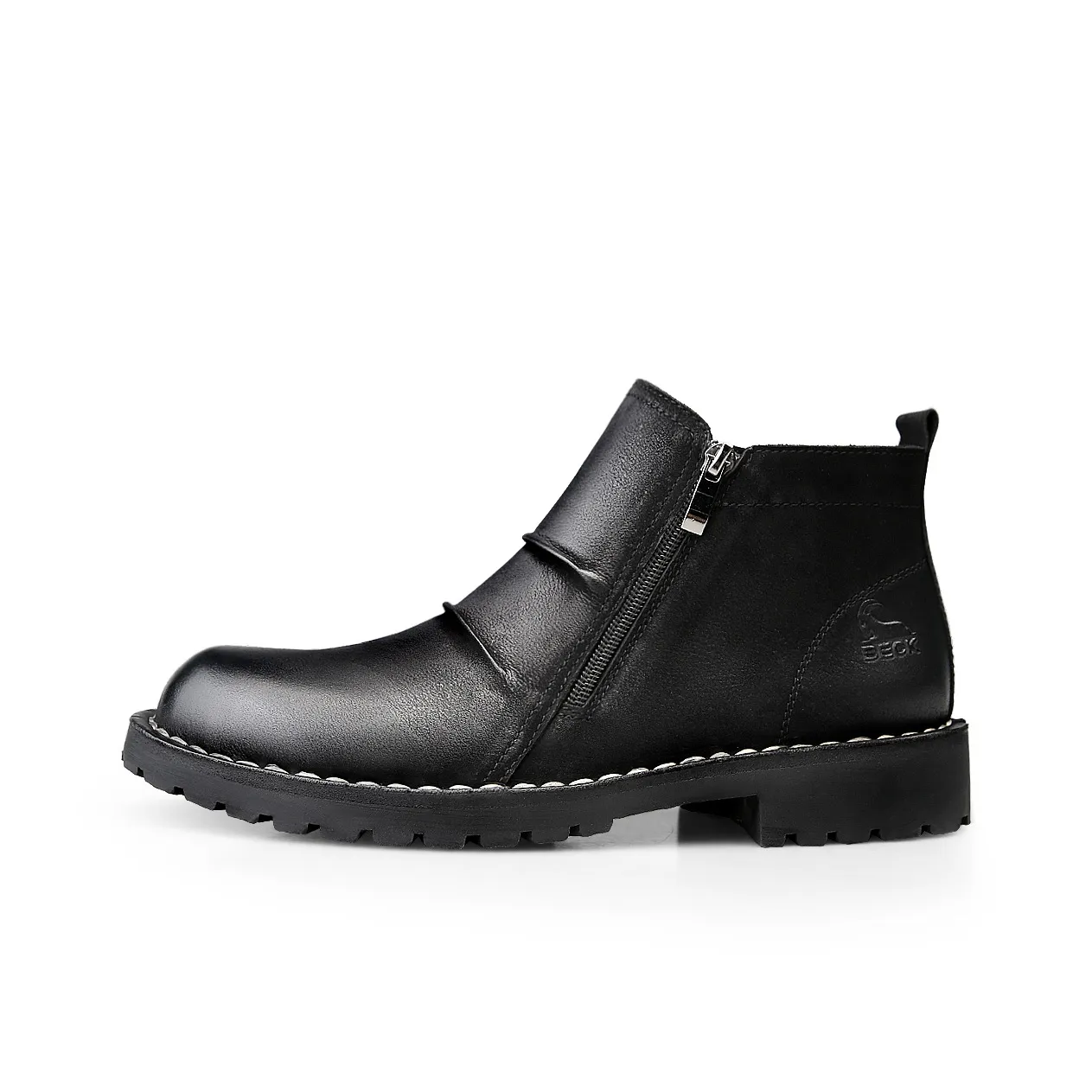 BECK Ankle Boots Men's Black/Brown