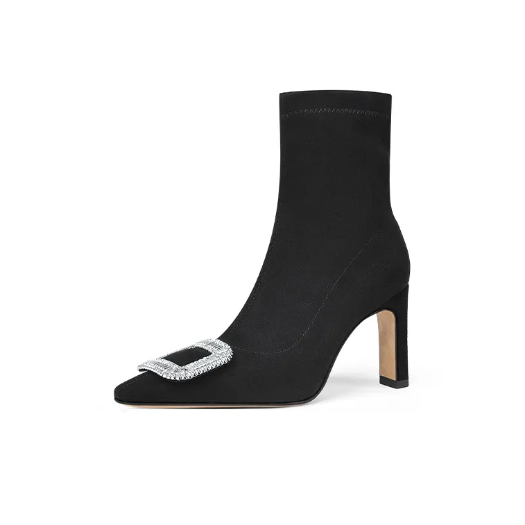 Lily Wei Ankle Boots 7.5cm Women's Black