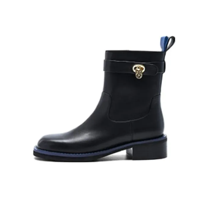 NINE WEST Ботильоны 3,5 см Женские Черный Синий